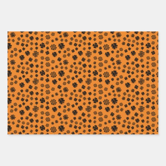 Classic Shamrock Pattern St. Patrick's Day set van Inpakpapier Vel (Voorkant 2)