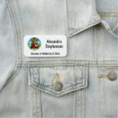 Classic Side Logo Custom Personalized Business Naamplaatje (In situ)