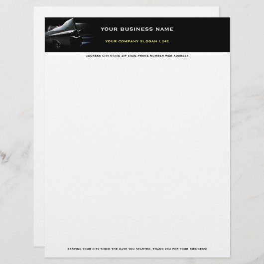 Classic Silhouette Briefhoofd (Voorkant / Achterkant)