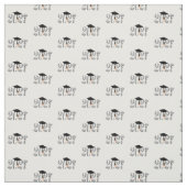 Classic Silver Class of 2027 Graduation Stof (Swatch)