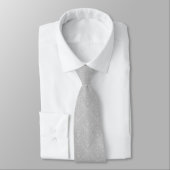 Classic Silver Damask 25th Wedding Jubileum Stropdas (Gebonden)