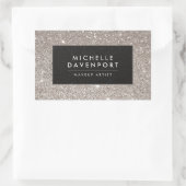 Classic Silver Glitter make-up artiest Stickers (Tas)