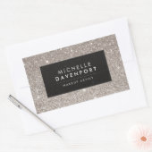 Classic Silver Glitter make-up artiest Stickers (Envelop)