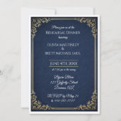 Classic! Simplistic Rehearsal Dinner invitation Kaart (Voorkant)