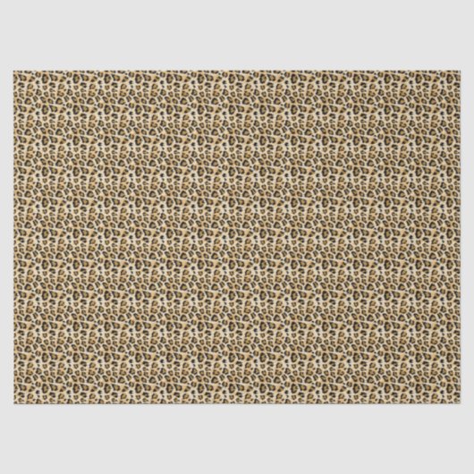 Classic Sketch Style Leopard Print Tissuepapier (Voorkant)