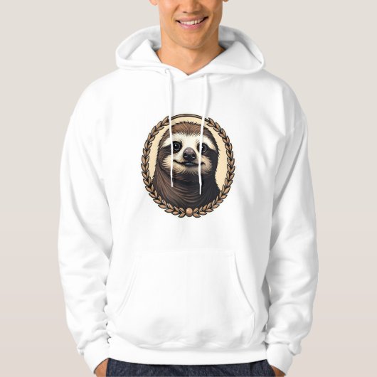 Classic Sloth Engraving Nature Shirt (1) (Voorkant)