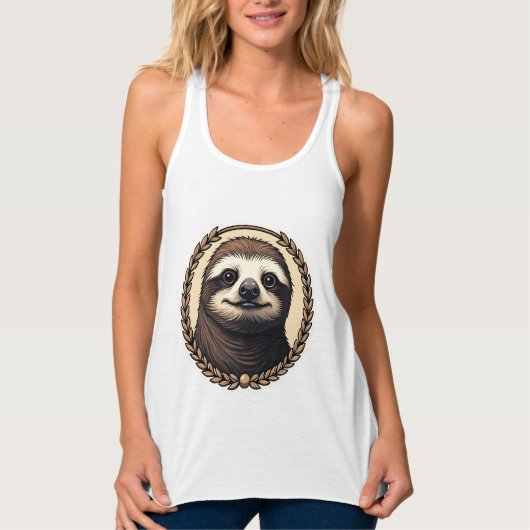 Classic Sloth Engraving Nature Shirt (1) (Voorkant)