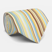 Classic Smart Look Gestreepte Mode Corporate Stropdas (Opgerold)