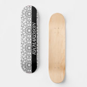Classic snewflake personaliseert Persoonlijk Skateboard (Voorkant)