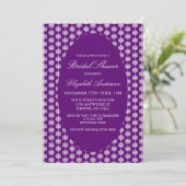 Classic Snowflake Winter Jewel Tone Vrijgezellenfe Kaart (Staand voorkant)