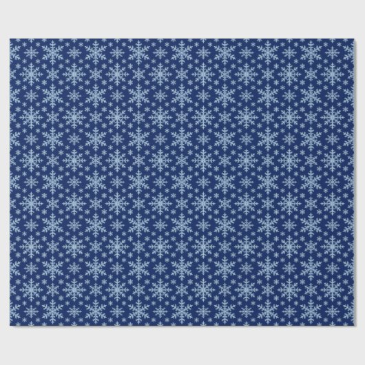 Classic Snowflakes Cadeaupapier (Vlak)