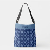Classic Snowflakes Crossbody Tas (Voorkant)