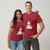 Classic Snowman Christmas Tree Ornament with Hat a T-shirt (Unisex)
