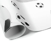 Classic Soccer Football Balls Flying Sports Cadeaupapier (Rol Hoek)