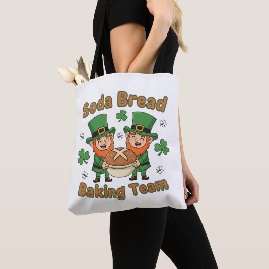 Classic Soda Bread Baking Team Homemade Loaf Irish Tote Bag (Dichtbij)