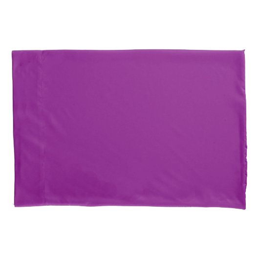 Classic Solid Purple Pillow Case in Standard Size Kussensloop (Voorkant)