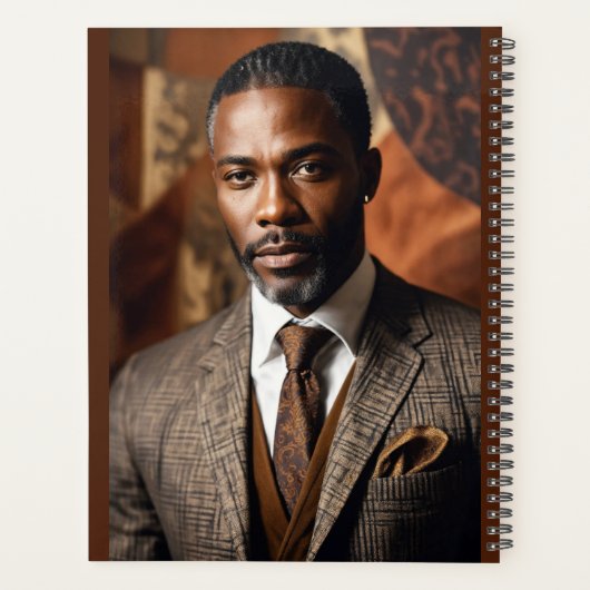 Classic Sophisticated Harlem Renaissance    Planner (Achterkant)