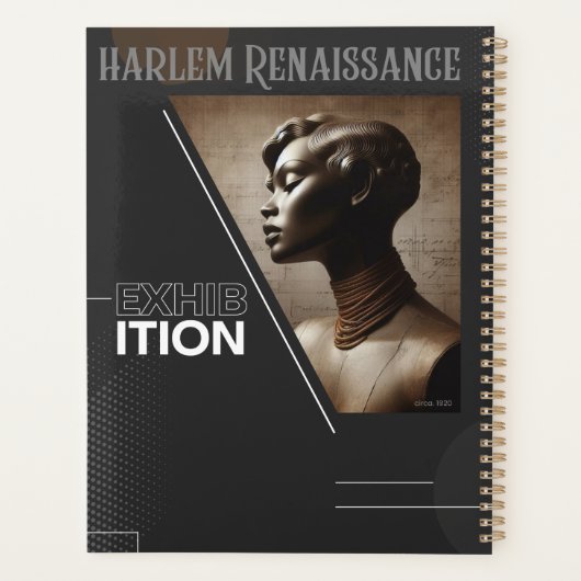 Classic Sophisticated Harlem Renaissance  Playing Planner (Achterkant)