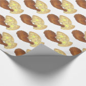 Classic Soul Food Fried Chicken and Waffles Diner Cadeaupapier (Hoek)