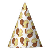 Classic Soul Food Fried Chicken and Waffles Diner Feesthoedjes (Achterkant)