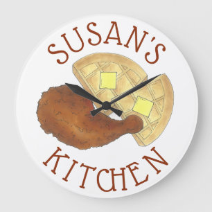 Classic Soul Food Fried Chicken and Waffles Diner Grote Klok