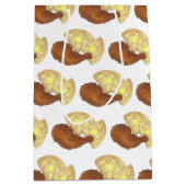 Classic Soul Food Fried Chicken and Waffles Diner Medium Cadeauzakje (Voorkant)