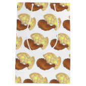 Classic Soul Food Fried Chicken and Waffles Diner Medium Cadeauzakje (Achterkant)