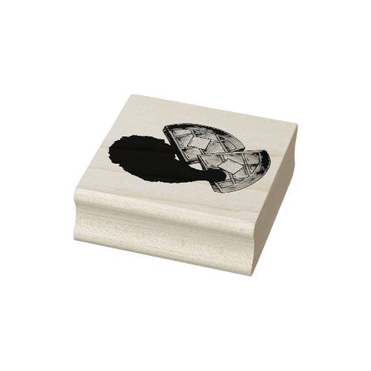 Classic Soul Food Fried Chicken and Waffles Diner Rubberstempel (Stempel)