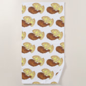 Classic Soul Food Fried Chicken and Waffles Diner Strandlaken (Voorkant)