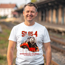 Classic Southern Pacific GS-4 Steam Locomotive T-shirt