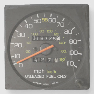 Classic Speedometer Stone Onderzetter