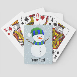 Classic speelkaartjes voor Snowman-ontwerp Pokerkaarten
