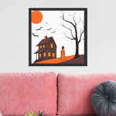 Classic Spider-Man with Dynamic Cosmic Background Canvas Afdruk (Insitu (Woonkamer))