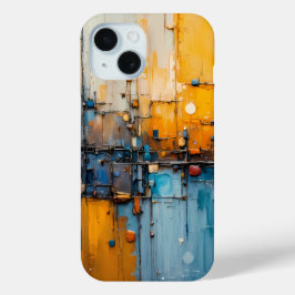 Classic Spider-Man with Dynamic Cosmic Background iPhone 15 Case