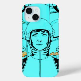 Classic Spider-Man with Dynamic Cosmic Background iPhone 15 Case