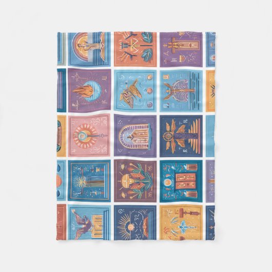 Classic Spider-Man with Dynamic Cosmic Background Fleece Deken (Voorkant)