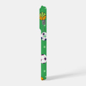 Classic Spider-Man with Dynamic Cosmic Background iPhone Hoesje (Linkerkant)