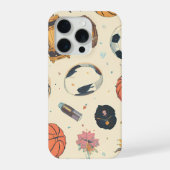 Classic Spider-Man with Dynamic Cosmic Background iPhone Hoesje (Achterkant)