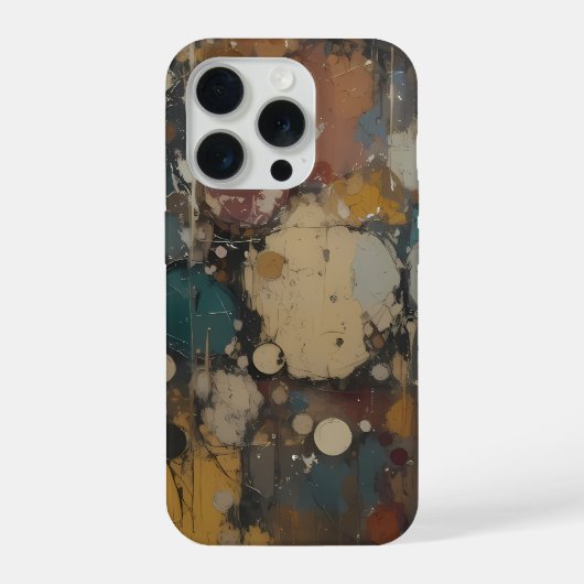 Classic Spider-Man with Dynamic Cosmic Background iPhone Hoesje (Achterkant)