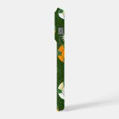 Classic Spider-Man with Dynamic Cosmic Background iPhone Hoesje (Linkerkant)