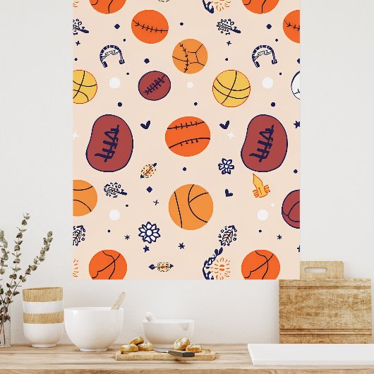 Classic Spider-Man with Dynamic Cosmic Background Poster (Keuken)