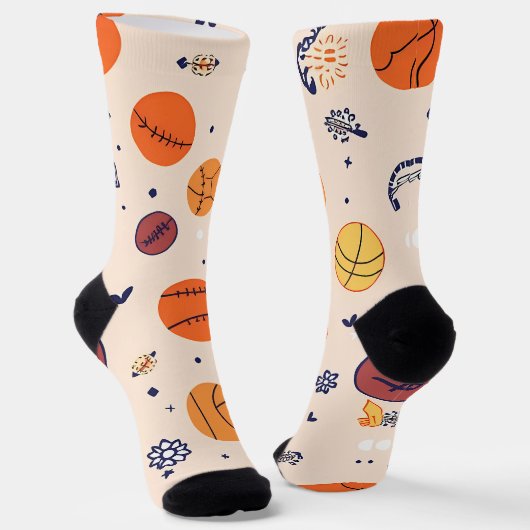 Classic Spider-Man with Dynamic Cosmic Background Sokken (Gebogen)