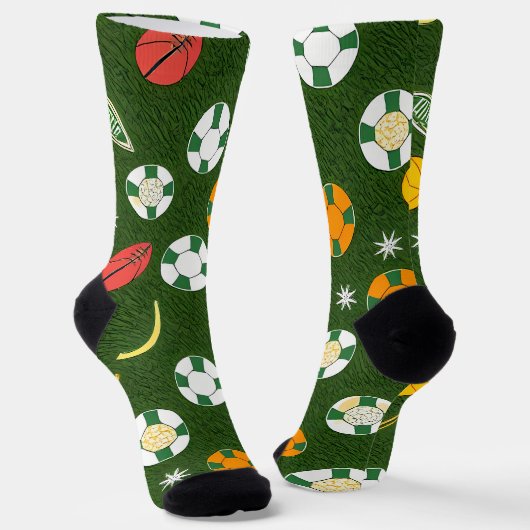 Classic Spider-Man with Dynamic Cosmic Background Sokken (Gebogen)