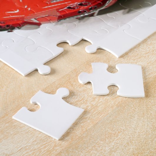 Classic Split Window Red Corvette Legpuzzel (Zijkant)