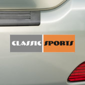 CLASSIC SPORTS BUMPERSTICKER (Op auto)