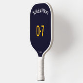 Classic Sporty Pickleball Mom Custom Name Number Paddle (Links)