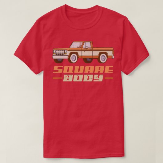Classic Squarebody  Trucks Old Pickup Truck T-shirt (Design voorkant)
