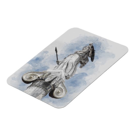 Classic Statue of Athena – Mythology-Inspired  Magneet (Linkerzijde)