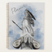 Classic Statue of Athena Planner – Greek Mythology (Voorkant)