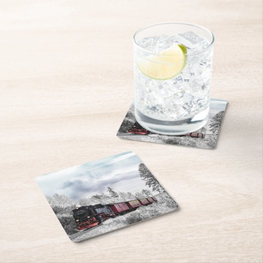 Classic  Steam Engine Train 997243-1 Kartonnen Onderzetters (Insitu)